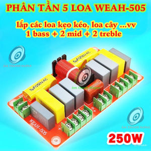 GIÁ 2 CÁI - PHÂN TẦN LOA KÉO 5 ĐƯỜNG TIẾNG 1 BASS 2 MID 2 TRÉP - PHÂN TẦN 5 LOA