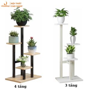 VNH-541 Kệ đôn để chậu hoa chậu cây cảnh 3 tầng 4 tầng trang trí trong nhà phòng khách ban công...
