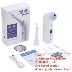 【SG Stock】Visible Tonsil Stone Remover HD Camera Electric Vacuum Tonsil Cleaner Anti Bad Breath Tool