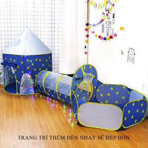 Nhà bóng cho bé lều bóng tự bung gấp gọn khu vui chơi cho bé
