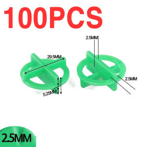 100pcs Removable Cross Tile Leveling Wedge Gap Tile Gap Leveling System Spacer for Flooring Wall Tile Locator Seaming