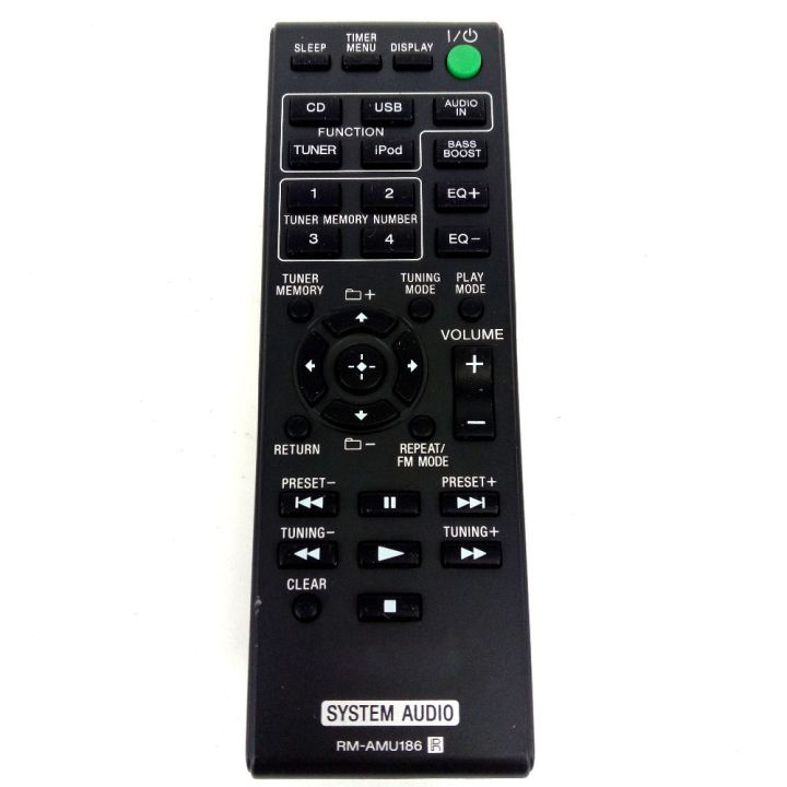 New Original RMAMU186 for Sony SYSTEM AUDIO Remote Control MHCEC919IP