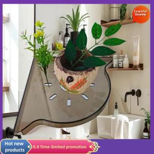 Graceful Fish Tank Corner Storage Rack Punch-free Storage Rack Fish Tank Top Landscape Bracket Hydroponic Green Plant Tray