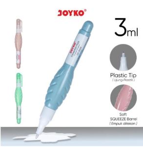 (12Pcs) Tip Ex Cair Joyko Pastel CF-P236 / Correction Fluid / Cairan Koreksi / Tip X