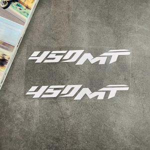 2 PCS for CFMOTO 450MT 450 MT Sticker Motocycle Helmet Decor Sticker Moto Fuel Tank Fender Body Waterproof Vinyl Decal Motocycle Accessories