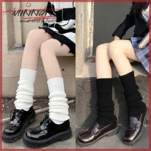 [minnan] ถุงเท้าขายาวสำหรับผู้หญิงถุงเท้าถักขนแกะสำหรับฤดูใบไม้ร่วงและฤดูหนาว