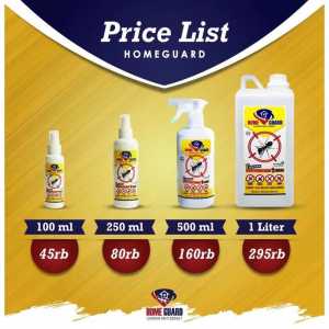 LWX-HOME GUARD 100ml OBAT ANTI SEMUT ANTI KECOAK ANTI SERANGGA 100 ML RAMAH LINGKUNGAN