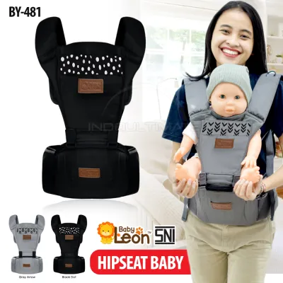 BABY LEON Gendongan Depan Model Terbaru Hipseat Baby Gendongan Bayi Depan BY-60-GB Gendongan Anak Depan Multifungsi Gendongan Anti Capek Baby Carrier Gendongan Multifungsi Gendongan Samping Gendongan Depan Bayi