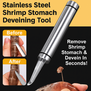 Hand-friendly Lychee And Longan Pit Remover Kitchen Tools Stainless Steel Shrimp Stomach Remover Deveining Tool