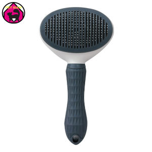 หวีสัตว์เลี้ยง หวีทำความสะอาดพิเศษ กำจัดขนได้อย่างง่ายดาย กดปุ่มเดียว และนำเส้นขนออก ใช้ได้ทั้งหมาและแมว PET SAIM-B42