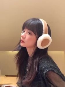 Plush Earmuffs Warm Suede Earflaps Winter Fluffy Soft Cosy Ear Warmer for Men Women outdoor cycling