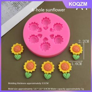 KOQZM Cute Cartoon Flowers Bow Bee Fondant Silicone Molds DIY Cupcake Fondant Cake Decorating Chocolate Candy Baking Mold