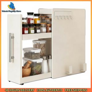Vktech Bathroom Shelving with Sliding Drawers for Kitchen and Bathroom Countertop in Waterproof Finish