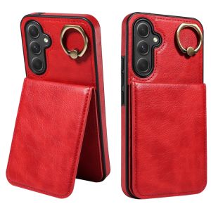 For Samsung Galaxy A54 A34 A24 A04 A04S A14 5G Cover Samsung A14 4G Phone Case Magnetic Ring Buckle Leather Wallet Card Slot Back Cover Casing