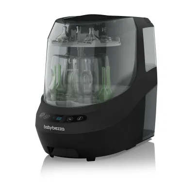 Baby Brezza Bottle Washer Pro - All In One Washer Sterilizer Dryer (Black/White)