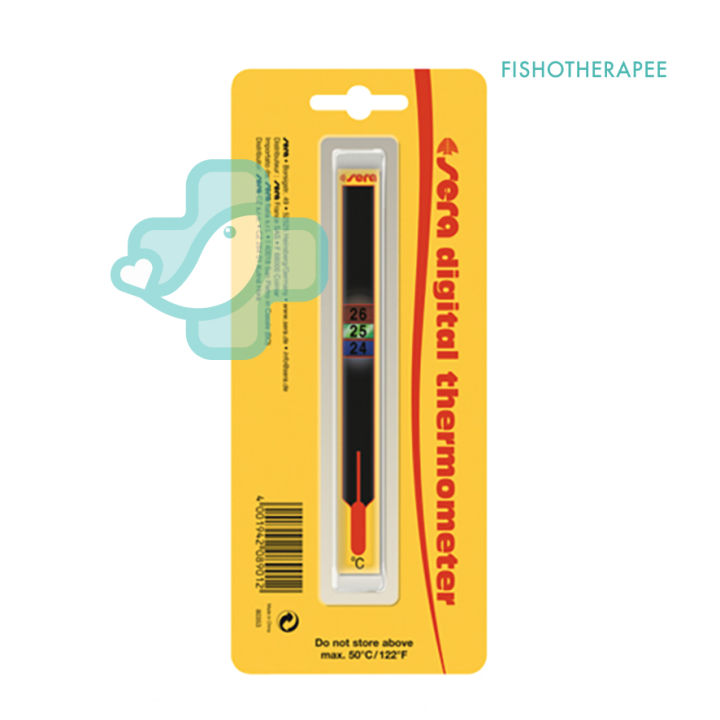 Sera Digital Thermometer Check Aquarium Water Temperature Periksa Suhu