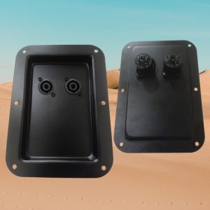 TERMINAL BOX SPEAKER SOKET SPIKON  PLAT BESI