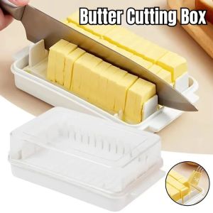 Butter Cutting Storage Box Transparent Large-capacity Low-temperature Resistant Refrigerator Storage Cheese Box