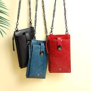 ติดต่อหนังแท้หัวไหล่กระเป๋าผู้หญิงขนาดเล็กกระเป๋าใส่โทรศัพท์สําหรับ iPhone X กระเป๋าแฟชั่น Crossbody ที่ใส่การ์ดพวงกุญแจกระเป๋าสตางค์