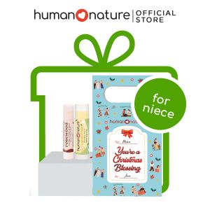 Human Nature Christmas Kisses Gift Set (Tinted Lip Balm & Lip Butter)