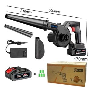 2 IN 1 Cordless High power Air Blower /Electric Air Blower Vacuum Cleaners Blowing Suction Portable