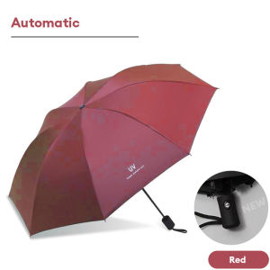 【local delivery】Dual-Use Sun Rain Umbrellas Auto Folding Umbrella Payung Lipat UV Umbrella Large Windproof umbrella