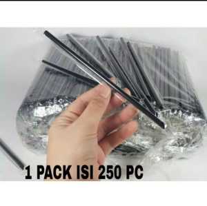 SEDOTAN PELASTIK RUNCING  STERIL 1 PACK 250 PC/SEDOTAN PLASTIK LANCIP