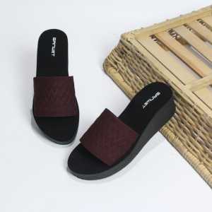 Arkn Sandal Wedges wanita Dewasa Motip Rajut import-10 terbaru2024