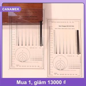 【CANAMEK】 1 2 chiếc thước đo điểm so sánh thước đo điểm thước đo điểm chấm thước đo khu vực bị trầy xước Đường kính hình elip Đường kính độ dày micromet