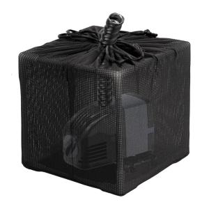 Mesh Bag Anti-Clogging Cover with Drawstring Fine Mesh Screen Pond Pump Bag for Aquarium Fountains Garden Backyard