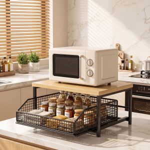 [SG] Coffee Machine Drawer Storage Rack Desktop Storage Rack Countertop Printer Rack Layering Organizer