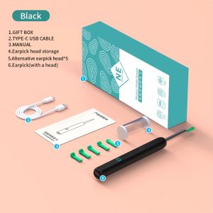 Wireless Smart Visual Ear Cleaner Otoscope Ear Wax Removal Tool with Camera Ear Endoscope Ear Picker Ear Cleaner With Light Camera