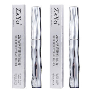 ZkYo Mascaras Mắt Ống Thép Đen Chống Thấm Nước Không Mờ Lông Mi Đế Nhuộm Cuộn Lâu Dài Định Hình Trang Điểm Valentine Quà Tặng