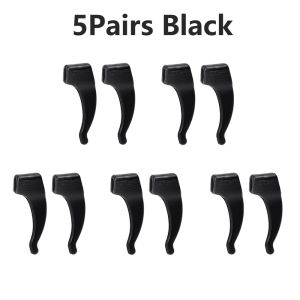 10 Pairs Silicone Soft Ear Hook Non Slip Anti-drop Elastic Eyewear Retainer Holder Women Men Glasses Leg Sleeve Eyeglass Accessories