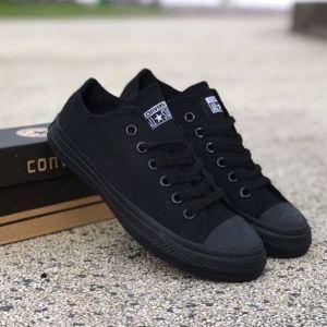 Sepatu Sekolah epatu Clasic Murah Hitam Sepatu Kerja Kets Pria Wanita Sneakers Casual