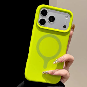 Original Liquid Silicone For Magsafe Magnetic Case For iPhone 17 16 Pro Max Camera Protection Summer Dopamine Candy Color Cover