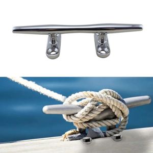 PENGQ ทนทานสำหรับงานหนัก แท่นวางเรือ 316สแตนเลสสตีล 4/5/6/8/10/12นิ้ว ฐานจับเรือฐานกลวง ที่มีคุณภาพสูง เงินสีเงิน อุปกรณ์จับยึดเรือ เรือยอชท์