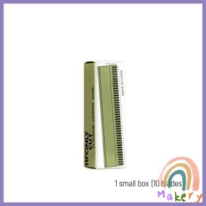 Makery【Ready in Stock】 Eyebrow Trimmer Eyebrow Trimming Blade Folding Hair Remover Non-Slip Grip Easy Control