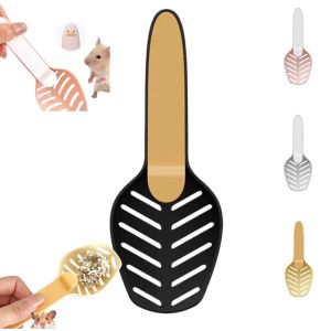 NOBLELUX Fine Holes Cute Hamster Litter Shovel Long Handle Compact Portable Urine Sand Shovel Specialized Tool Plastic Material Cat Poop Scoop Tofu Sand
