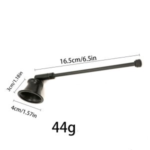MUSASI Bell Shaped Candle Snuffer Turn Off Extinguisher Swingable Candle Extinguisher Elegant Adjustable Long Handl Flame Cover Home