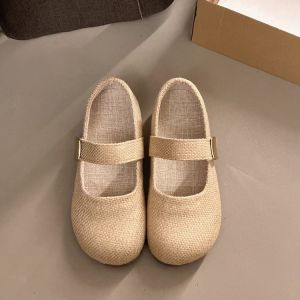 Free Shipping 2026 Autumn New Collection: Versatile Velcro Closure WomenS Shoes Korean Style Soft Sole Flat Shallow-Toe Loafers