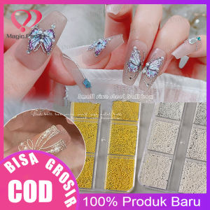 Steel Ball Caviar Gold Silver Rosegold Caviar Bead Mix Sized / Beads Caviar Wedding Nails Dekorasi Nailart Mix Ukuran
