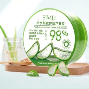 Dưỡng ẩm nha đam 98% SIMU 300ml dưỡng ẩm làm mát dịu da Nha đam gel nội địa Trung 98% dưỡng da cấp ẩm cho da mặt