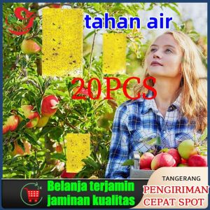 10pcs perangkap lalat buah(Yellow Trap Likat Kuning)20cm x 25cm