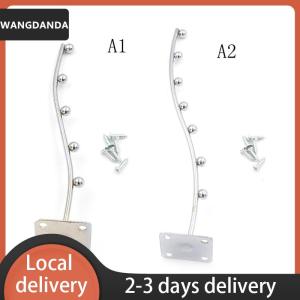 [COD] WANGDANDA Ship within 24 hours New Wall Mount Waved Waterfall Hanger Rack 7 Beads Garment Display Hook