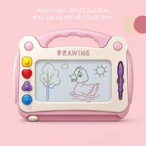 Bảng vẽ tự xóa cho bé thông minh có chân bàn bảng từ tính tập viết tập vẽ cho bé-HAUSE