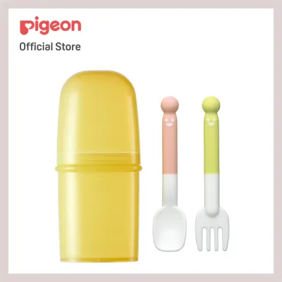 Pigeon Self-Wean Spoon & Fork