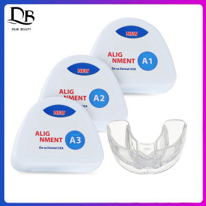 Dearbeauty Dental Orthodontic Braces Set 3 Stages Silicone Alignment Trainer Teeth Retainer Bruxism Mouth Guard Kids Teeth/Adult Straightener