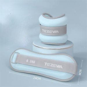 TEZEVIA 2Pcs Pemberat Tangan / Kaki ( 2 X 0.3 KG) Wrist Ankle Weight Adjustable Silicone Wrist Weight GYM