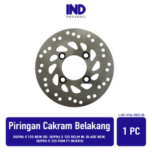 Piringan Cakram Belakang Supra X 125 New DD & Supra X 125 Helm In & Blade New & Supra X 125 PGM F1 Injeksi Disc Disk Rear Brake